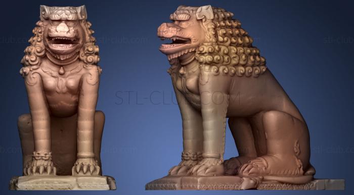 3D model Lion guardian (STL)